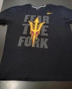 Nike NCAA Arizona State Sun Devils Fear The Fork T-shirt XL - Picture 1 of 7