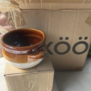 Cuencos de sopa de cebolla francesa con asas, 18 OZ Kook cerámica vajilla horno prueba 4 piezas nuevos - Imagen 1 de 5