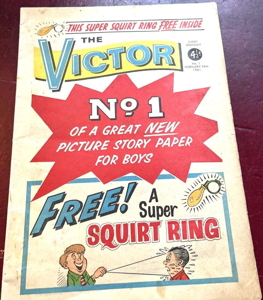 VICTOR #1  (February 1961) Comic **Cheapest on ebay! - Image 1 of 4