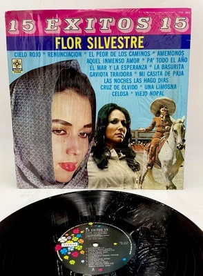 15 exitos FLOR SILVESTRE (84’ TREBOL VINYL LP MÉXICO) EX - Image 1 of 4