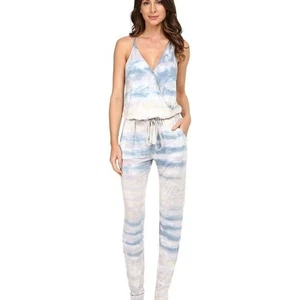 YFB Young, Fabulous & Broke Chrissy Tie Dye Racerback Jumpsuit Size Small - Picture 1 of 9