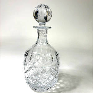Vintage Towle 24% Lead Crystal Decanter w/ Stopper 10 1/2" - Picture 1 of 8