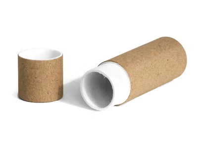 140x42mm Eco Biodegradable Cardboard Tube Container Cosmetic Box Kraft - Image 1 of 3
