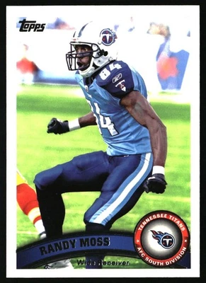 2011 Topps #258 Randy Moss Tennessee Titans - Image 1 of 2