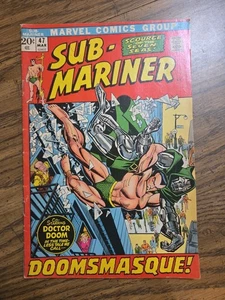 Fumetto Marvel. Sub-Mariner. Doctor Doom, maschera del destino!. #47 1972 - Foto 1 di 3
