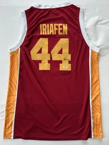 Kiki Iriafen Signed Jersey USC Trojans PSA COA Washington Mystics - Picture 1 of 3