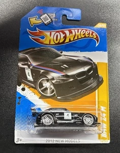 2012 Hot Wheels New Models #18/50 BMW Z4 M Black Variation w/Chrome PR5s #18/247 - Picture 1 of 6