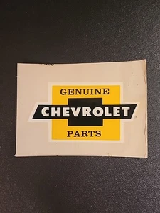 Adesivo ricambi originali Chevrolet vintage - Foto 1 di 3
