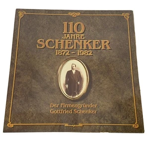 110 Jahre Schenker 1872-1982 Der Firmengrunder Gottfried Schneker Schallplatte LP - Bild 1 von 6