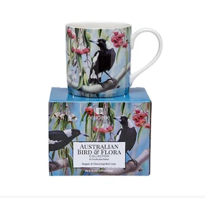 Ashdene Magpie Bone China Mug in Gift Box Australian Bird & Fauna - Picture 1 of 5
