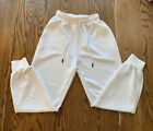 Baby Face Białe miękkie spodnie dresowe z rozciągliwą talią / talią: 22 cale./ Długość: 36 cali.
