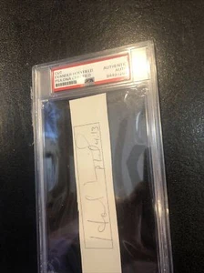 Evander Holyfield Boxing Authentic Auto Signed Cut Card PSA/DNA Certified Slab - Picture 1 of 4