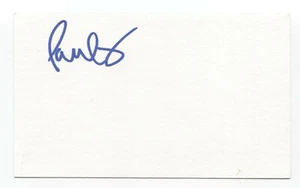 Morcheeba - Paul Godfrey scheda indice 3x5 firmata autografata firma nastro - Foto 1 di 2