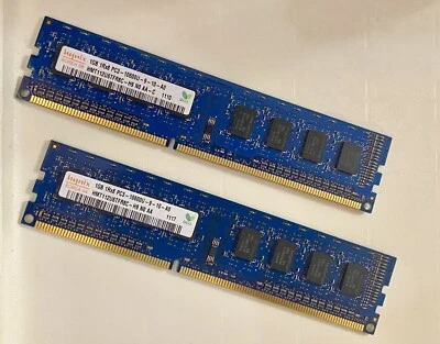 Memoria RAM Hynix HP - capacità 1gb 1rx8 pc3 10600U-9-10-A0 - 2 pz. (coppia) - Immagine 1 di 4