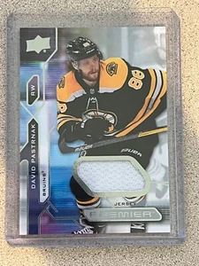 David Pastrnak Premier Jersey 2021-22 Upper Deck Premier Hockey Bruins #37 - Picture 1 of 2