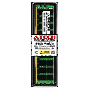 64GB DDR4 PC4-23400 LRDIMM (Hynix HMAA8GL7CPR4N-WM Equivalent) Server Memory RAM - Picture 1 of 2