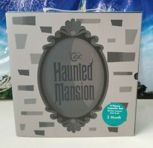 NEW Disney Haunted Mansion 4 PC Layette Baby Set Size 3 Months & 12 Months