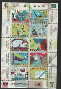 Venezuela: 2006; Scott 1668, sheet 10, set Francisco Miranda not complet EBV380 - Picture 1 of 2