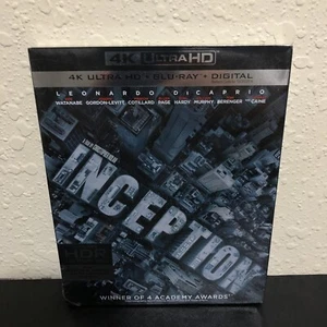 Inception 4K Ultra HD + Blu Ray + Digital w/Slipcover Rare OOP New Sealed - Picture 1 of 6