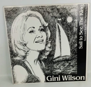 Gini Wilson Autographed Lp Sail To See The King On Music Wizards Signed - Imagen 1 de 8