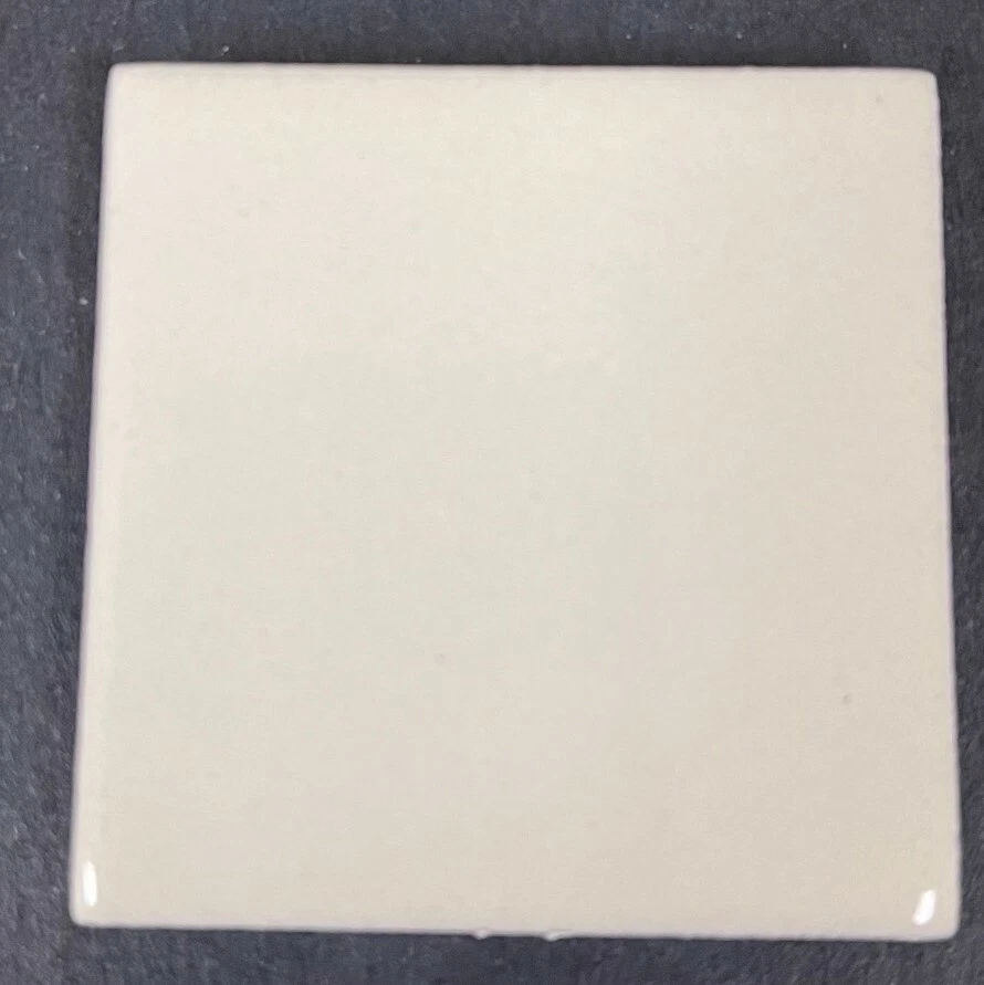1 7/8" x 1 7/8" Tile Creamy White Brite Wall Remodel Mosaic Ceramic C#-514 1 Pc - Image 1 of 1