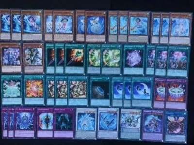 YUGIOH WINDWITCH DECK- ICE BELL- GLASS BELL- SNOW BELL SPELLCASTER NEAR MINT - Image 1 of 4