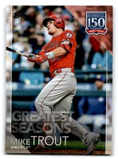 2019 Topps 150 Years of Professional Baseball # 150-137 Mike Trout