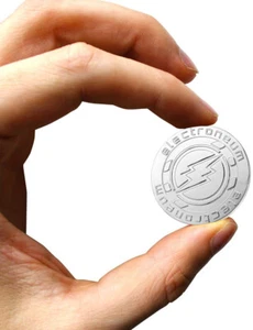 Electroneum ETN moneda de colección plata edición limitada de coleccionista rara - Imagen 1 de 6