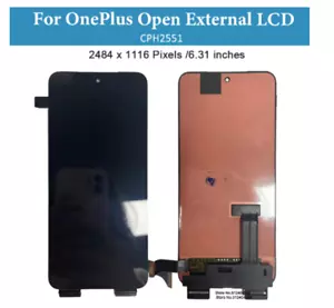 Small LCD Screen Touch Screen Digitizer Assembly Replacement For OnePlus Open - Picture 1 of 3