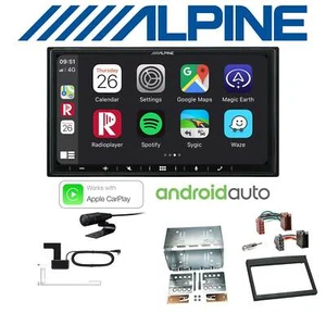 Alpine Autoradio DAB Android Apple CarPlay für Porsche 911 1997-2006 in schwarz - Bild 1 von 6