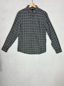 Allsaints, Men's Grey Checked Long Sleeved Button Up Shirt, Size Small - Used - Picture 1 of 6