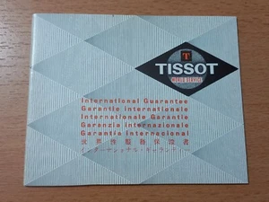 70er Jahre TISSOT INTERNATIONAL GARANTIE GARANTIEHEFT, UNGEFÜLLT, LEER - Bild 1 von 8