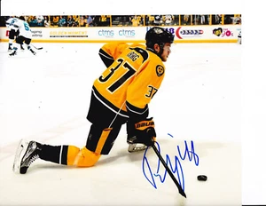 PONTUS ABERG NASHVILLE PREDATORS SIGNED PREGAME 8X10 - Picture 1 of 1