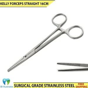 Dental Kelly Forceps Straight 16cm Artery Pliers Clamps Locking Instruments Lab - Bild 1 von 3