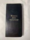 Gilet de poche vintage 1958 dictionnaire biblique Dennison ~ livre fragile
