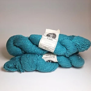 Renaissance Yarns Connecticut Cotton DISCONTINUED RARE TEAL GREEN Yarn USA - Picture 1 of 8