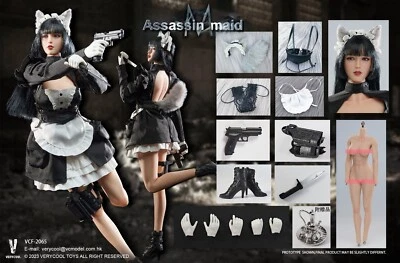 VERYCOOL VCF-2065 1/6 Female Assassin Maid Michelle Female Action Figure Model - Image 1 of 4