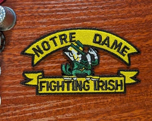 University of Notre Dame Aufnäher Fighting Irish College bestickt Bügelbild 2x3,5" - Bild 1 von 3