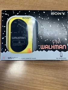 Vintage Sony WM-F70 Walkman Cassette Player FM Working Japan (16C) - Picture 1 of 8