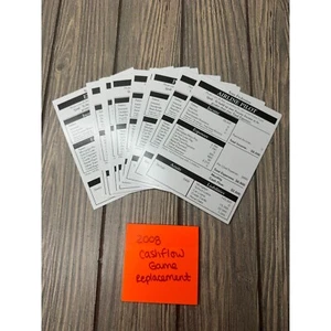 2008 Cashflow Game Replacement Cards - Airline Pilot Profession - Picture 1 of 4