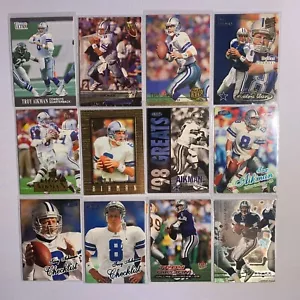 Troy Aikman 12 card lot Dallas Cowboys - Picture 1 of 2