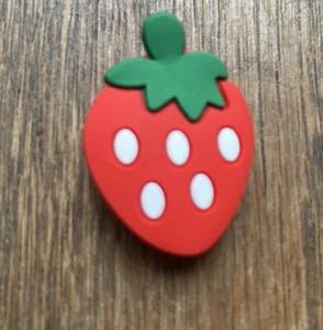 Strawberry 1 Pc Free Ship for Croc shoe Charm Jibbitz - Picture 1 of 1