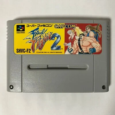 Final Fight 2 Nintendo Super Famicom SFC SNES Japan Capcom Action - Image 1 of 4