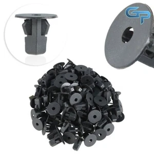 100Pcs Car Fastener Clips Bumper Inner Fender Rivets Push 8x8.2mm For Toyota - Picture 1 of 9