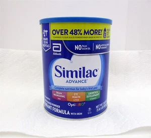 Similac Advance Infant Formula w/ Iron, Instant Powder, 30.8 Oz Can (Exp 1/1/26) - Picture 1 of 5