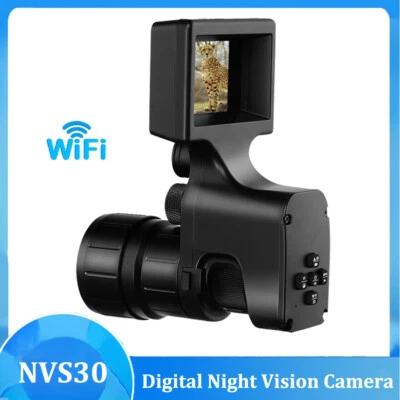 NVS30 Digital Night Vision Rifle Scope Camera Recorders 5W IR Power fits Fish - Image 1 of 4