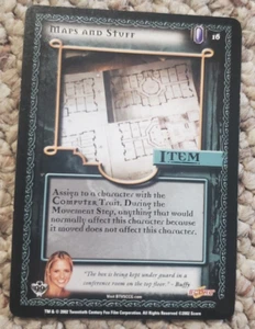 Buffy CCG - Maps and Stuff (Class of 99 #16) - Picture 1 of 2
