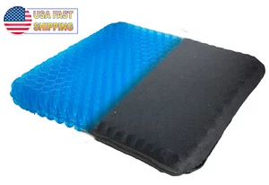 Egg Honeycomb Cooling Gel Support Seat Cushion Car Crate Cushion Non-Slip THICK - Picture 1 of 8