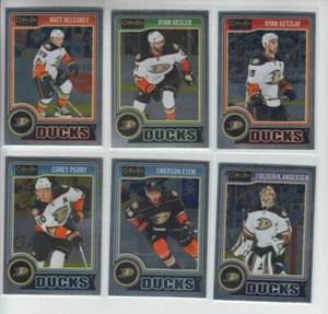 14/15 OPC Platinum Anaheim Ducks Team Set (6 Cards) - Perry Getzlaf Andersen + - Picture 1 of 2