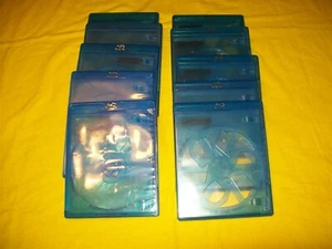 10 GENTLY USED BLURAY CASES VERY GOOD CONDITION 2 DISC DOUBLE - Imagen 1 de 1